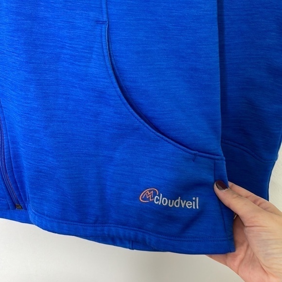 Cloud Veil space dye outdoor zipped jacket - Picture 3 of 7